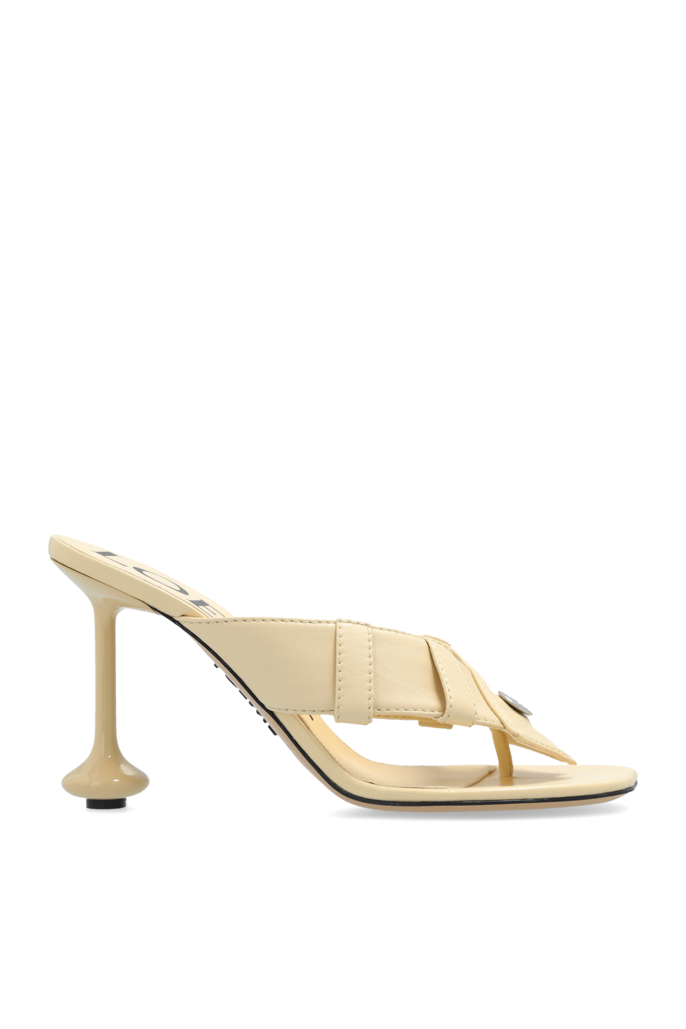 Loewe WOMEN SANDALS FLAT SANDALS - Cream Heeled Sandals 'Toy